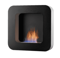 Safretti Curva BL black bio-ethanol fireplace