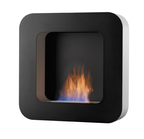 Safretti Curva BL black bio-ethanol fireplace