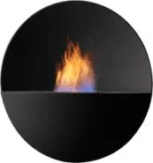 Safretti Prometheus RB ronde zwarte bio-ethanol haard